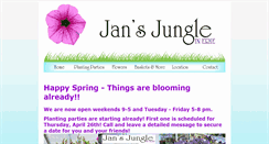 Desktop Screenshot of jansjungle.com